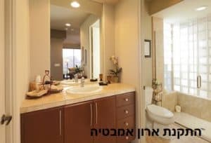 התקנת ארון אמבטיה